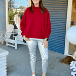 KUT | Charlize High Rise Fab Ab Cigarette - Pep & Punch