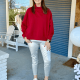 KUT | Charlize High Rise Fab Ab Cigarette - Pep & Punch