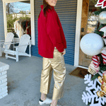 KUT | Charlotte High Rise Fab Ab Wide Leg - Pep & Punch