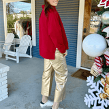 KUT | Charlotte High Rise Fab Ab Wide Leg - Pep & Punch