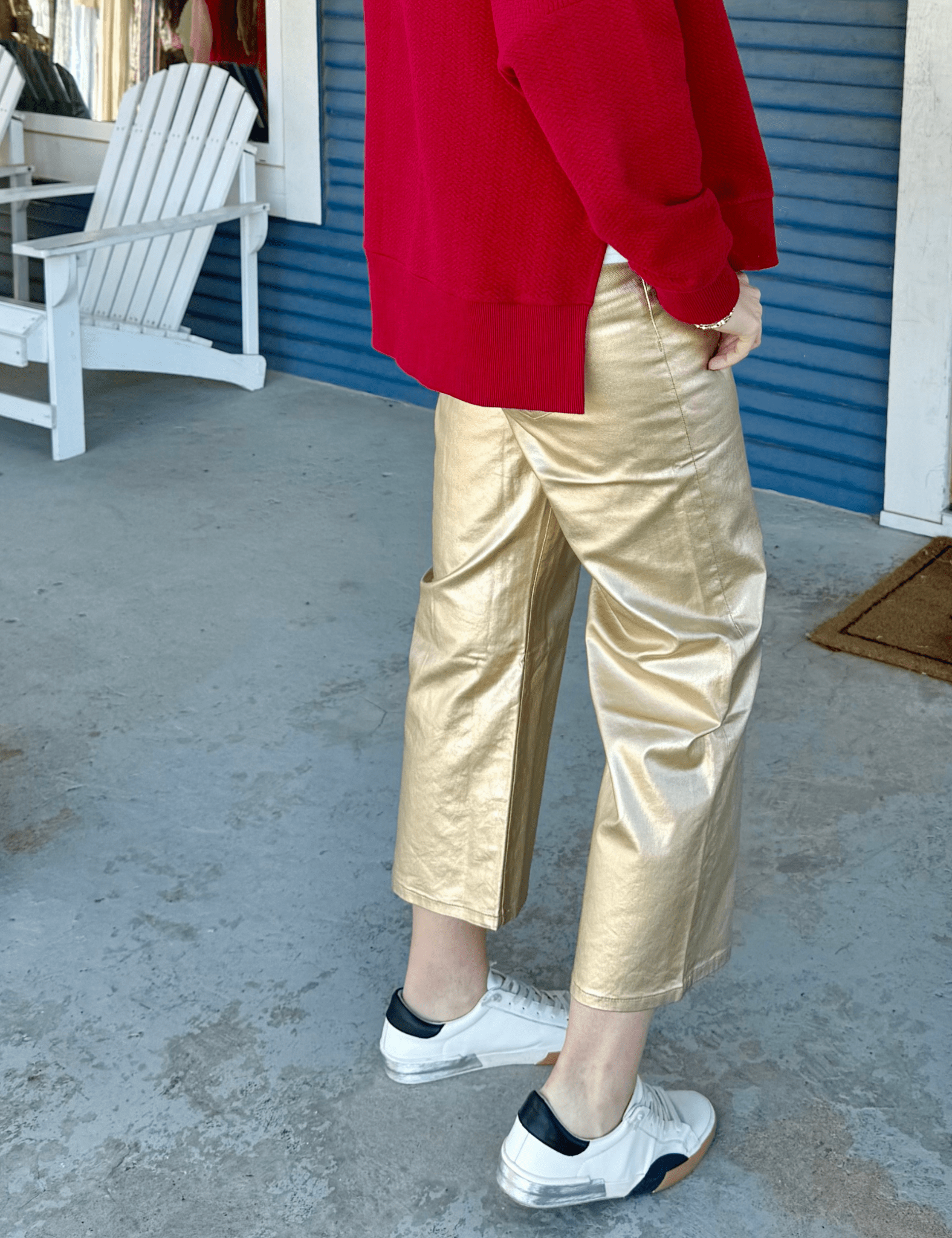 KUT | Charlotte High Rise Fab Ab Wide Leg - Pep & Punch