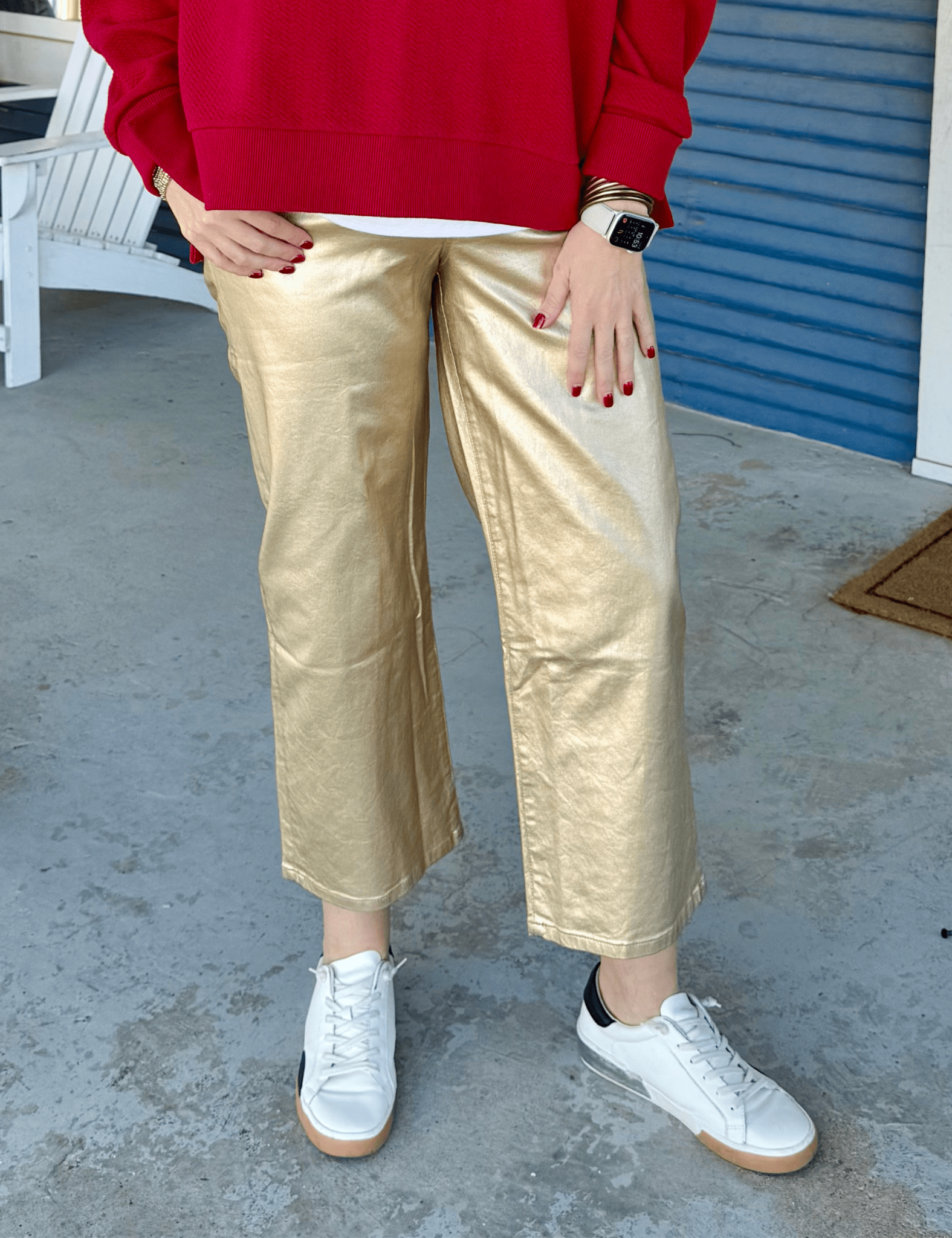 KUT | Charlotte High Rise Fab Ab Wide Leg - Pep & Punch