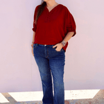 KUT | Kelsey High Rise FAB AB Ankle - Pep & Punch