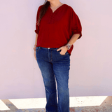 KUT | Kelsey High Rise FAB AB Ankle - Pep & Punch