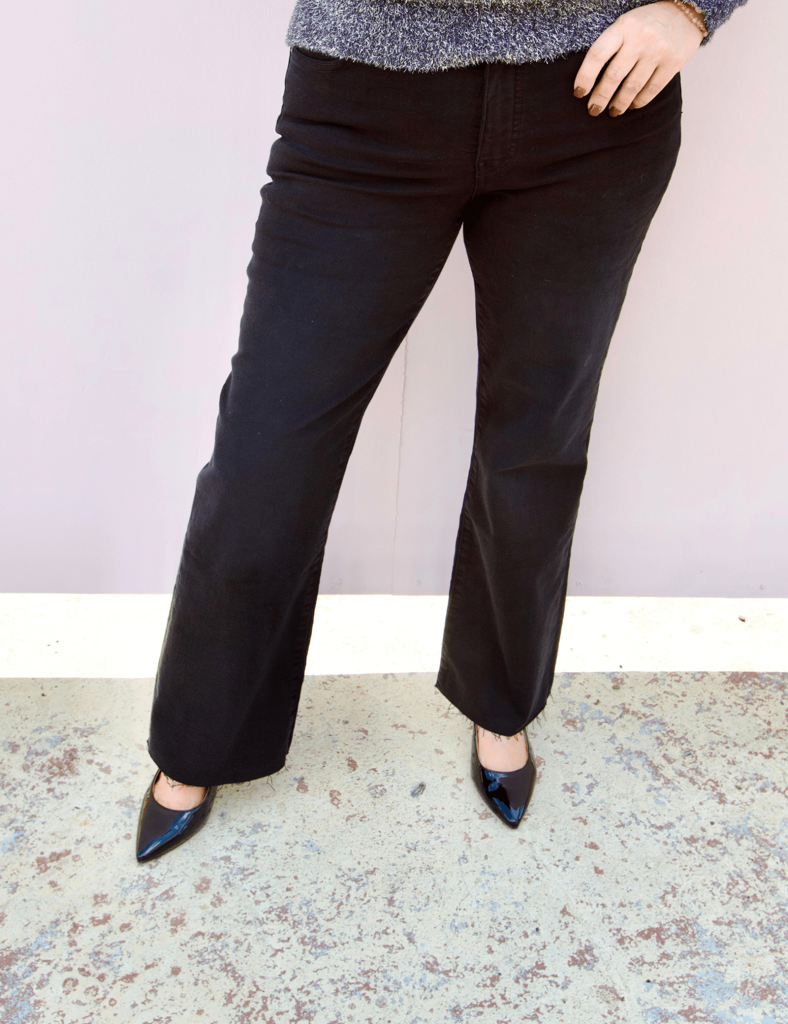 KUT | Kelsey High Rise Fab Ab Ankle - Pep & Punch