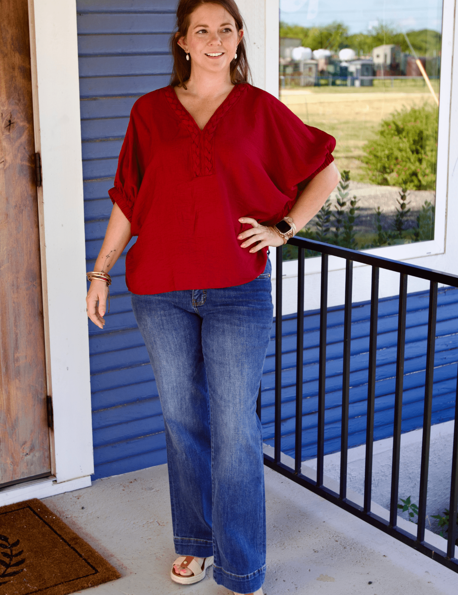 KUT | Kelsey High Rise FAB AB Ankle - Pep & Punch