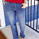 KUT | Kelsey High Rise FAB AB Ankle - Pep & Punch