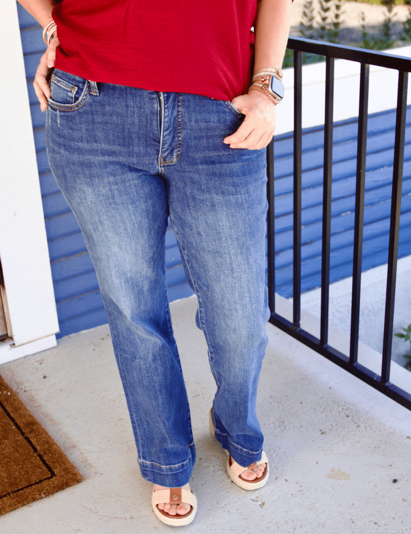 KUT | Kelsey High Rise FAB AB Ankle - Pep & Punch