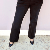 KUT | Kelsey Mid Rise Ankle Flare - Pep & Punch