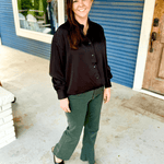 KUT | Kelsey Mid Rise Ankle Flare - Pep & Punch