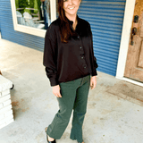 KUT | Kelsey Mid Rise Ankle Flare - Pep & Punch