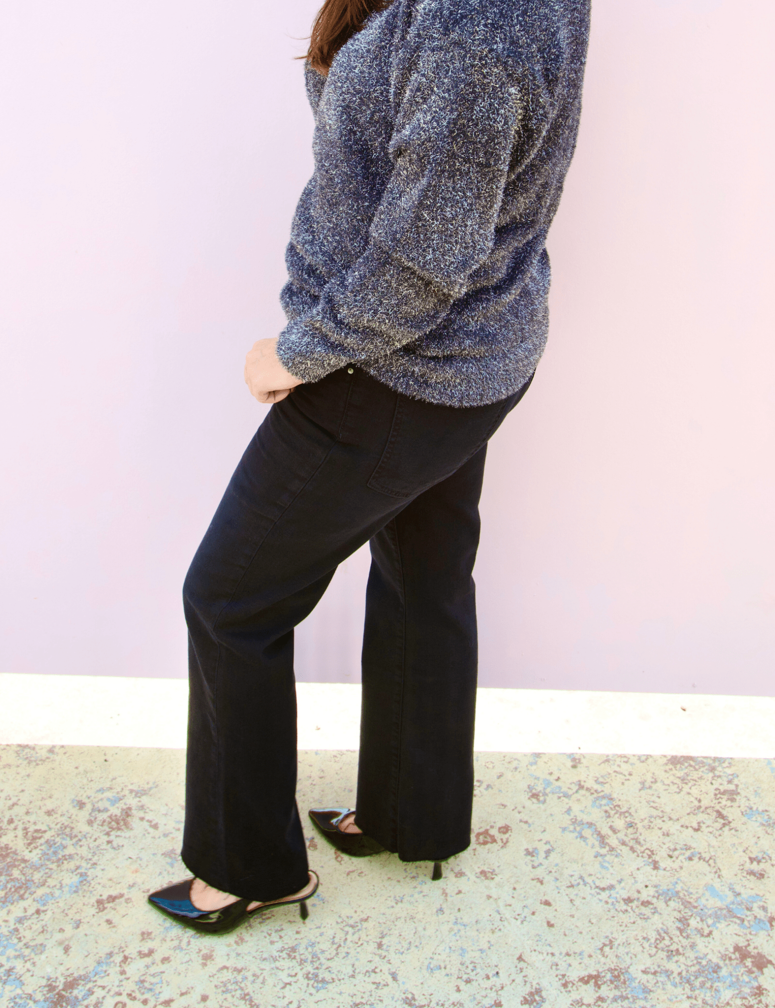 KUT | Kelsey Mid Rise Ankle Flare - Pep & Punch