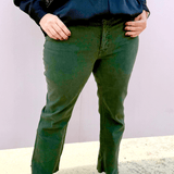 KUT | Kelsey Mid Rise Ankle Flare - Pep & Punch