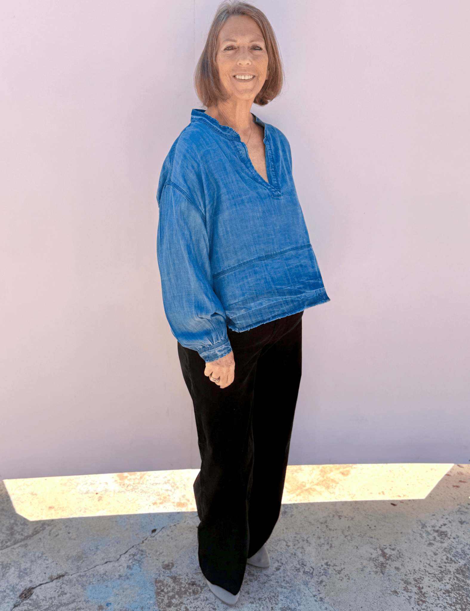 KUT | Meg Fab Ab High Rise Wide Leg Pant - Pep & Punch