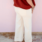 KUT | Meg High Rise Fab Ab Roll Hem Denim - Pep & Punch