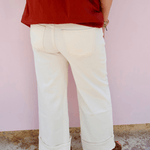 KUT | Meg High Rise Fab Ab Roll Hem Denim - Pep & Punch