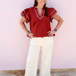 KUT | Meg High Rise Fab Ab Roll Hem Denim - Pep & Punch