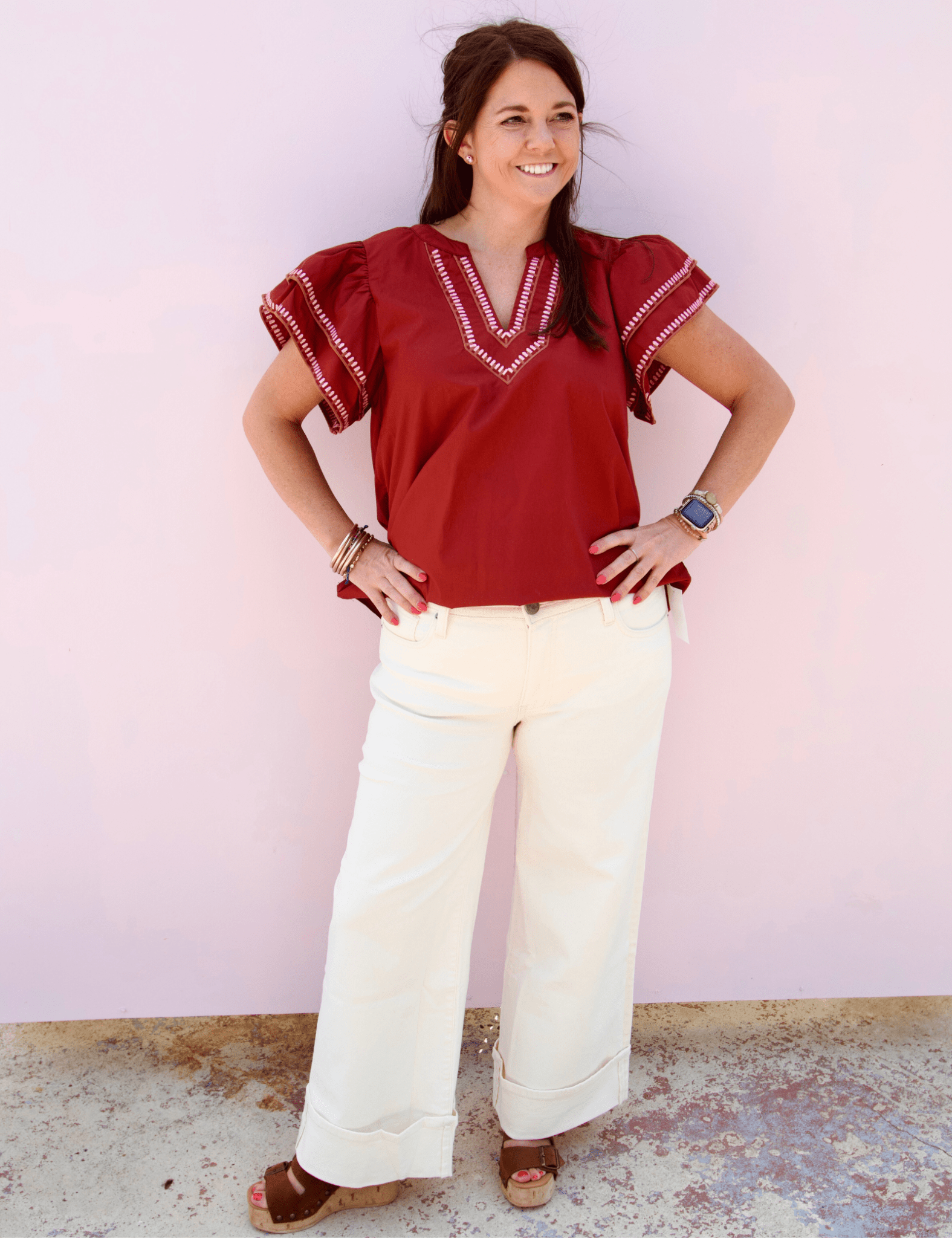 KUT | Meg High Rise Fab Ab Roll Hem Denim - Pep & Punch