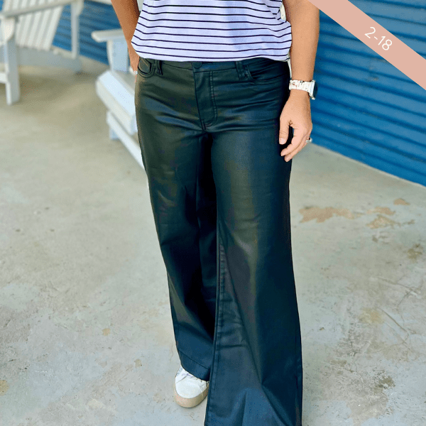 KUT Meg High Rise FAB AB Wide Leg - Pep & Punch