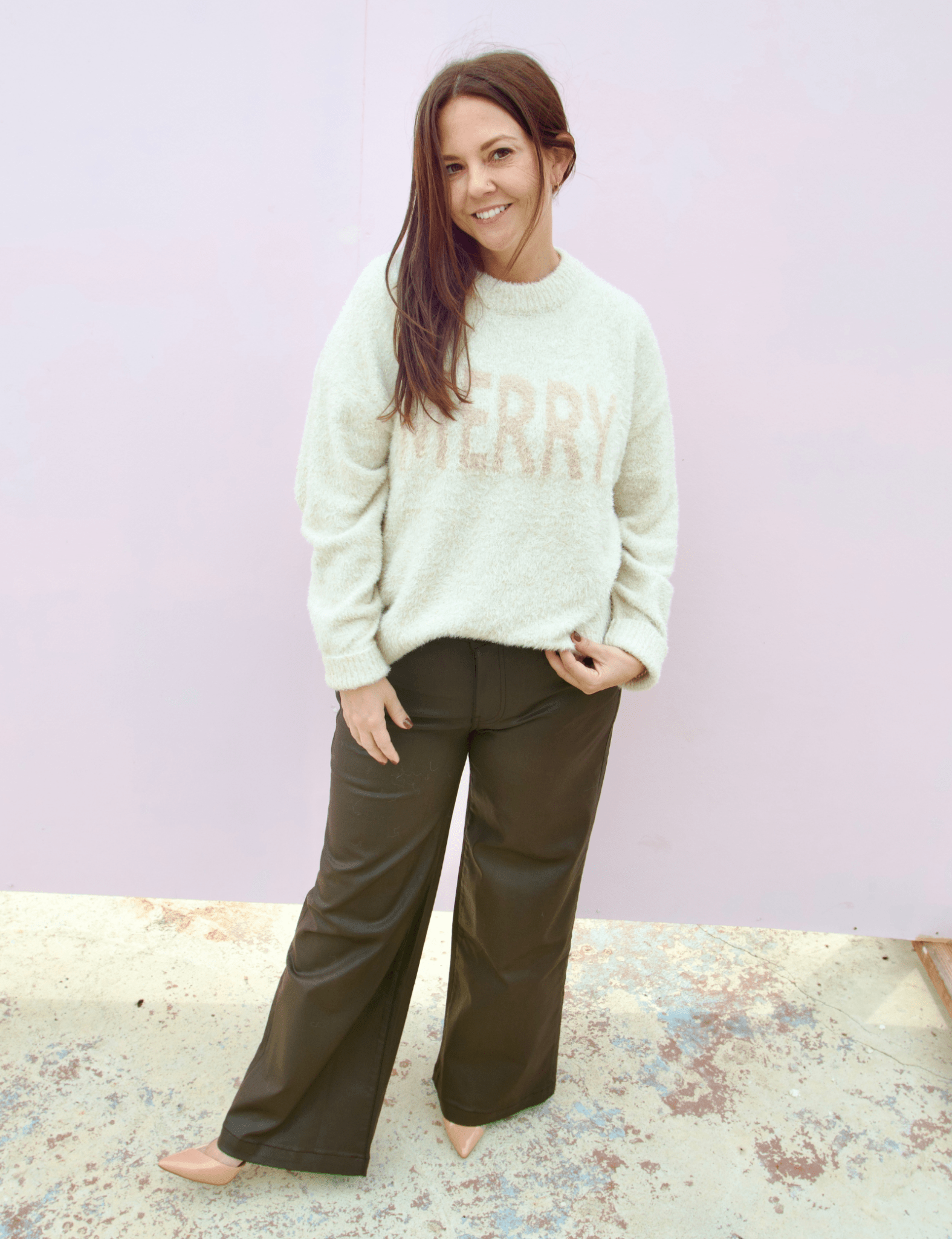 KUT | Meg High Rise Fab Ab Wide Leg Denim - Pep & Punch