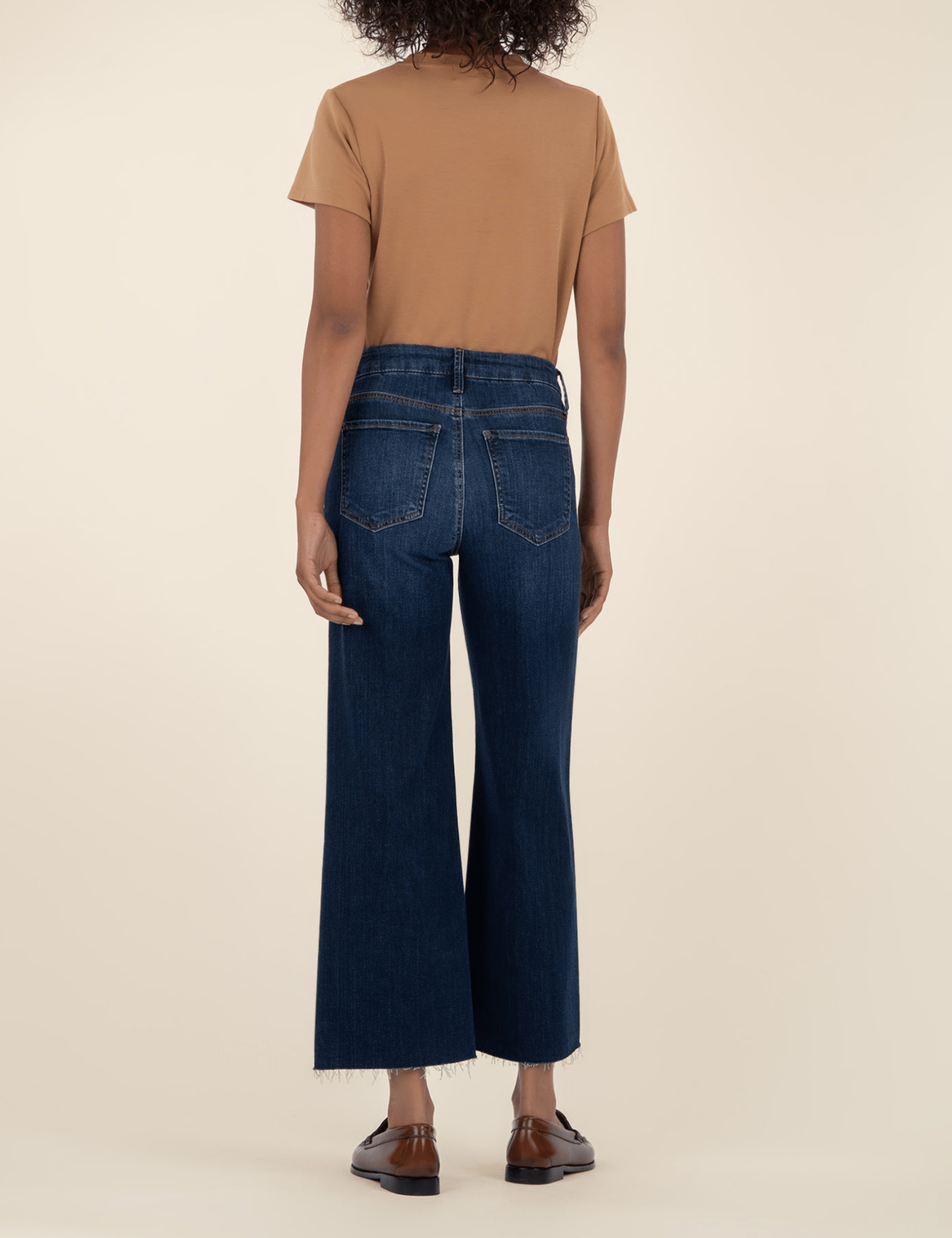 KUT | Meg High Rise Fab Ab Wide Leg Denim - Pep & Punch