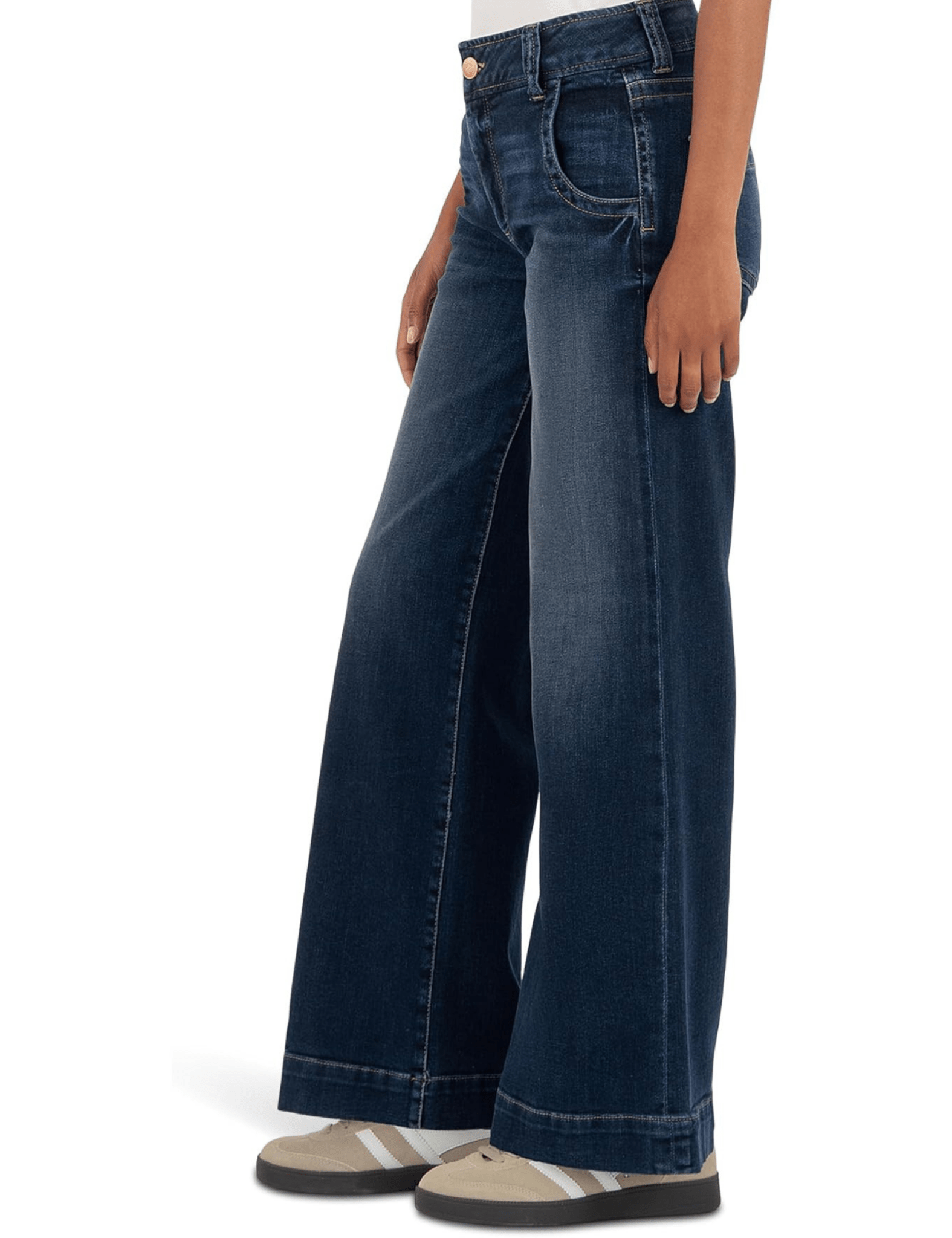 KUT | Meg High Rise Oversize Wide Stitch - Pep & Punch