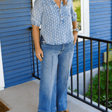 KUT | Meg High Rise Pintuck Denim - Pep & Punch