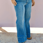 KUT | Meg High Rise Pintuck Denim - Pep & Punch