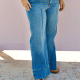 KUT | Meg High Rise Pintuck Denim - Pep & Punch