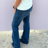 KUT | Natalie High Rise FAB AB Bootcut Denim - Pep & Punch