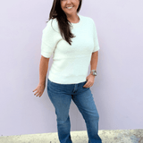 KUT | Natalie High Rise FAB AB Bootcut Denim - Pep & Punch