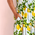 Lemonade Smocked Midi Dress - Pep & Punch