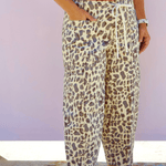 Leopard Barrel Pants - Pep & Punch