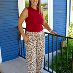 Leopard Barrel Pants - Pep & Punch