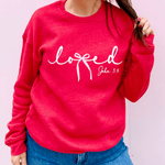 Loved Bow John 3:16 Sweatshirt - Pep & Punch