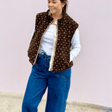 Marni Floral Fleece Vest - Pep & Punch