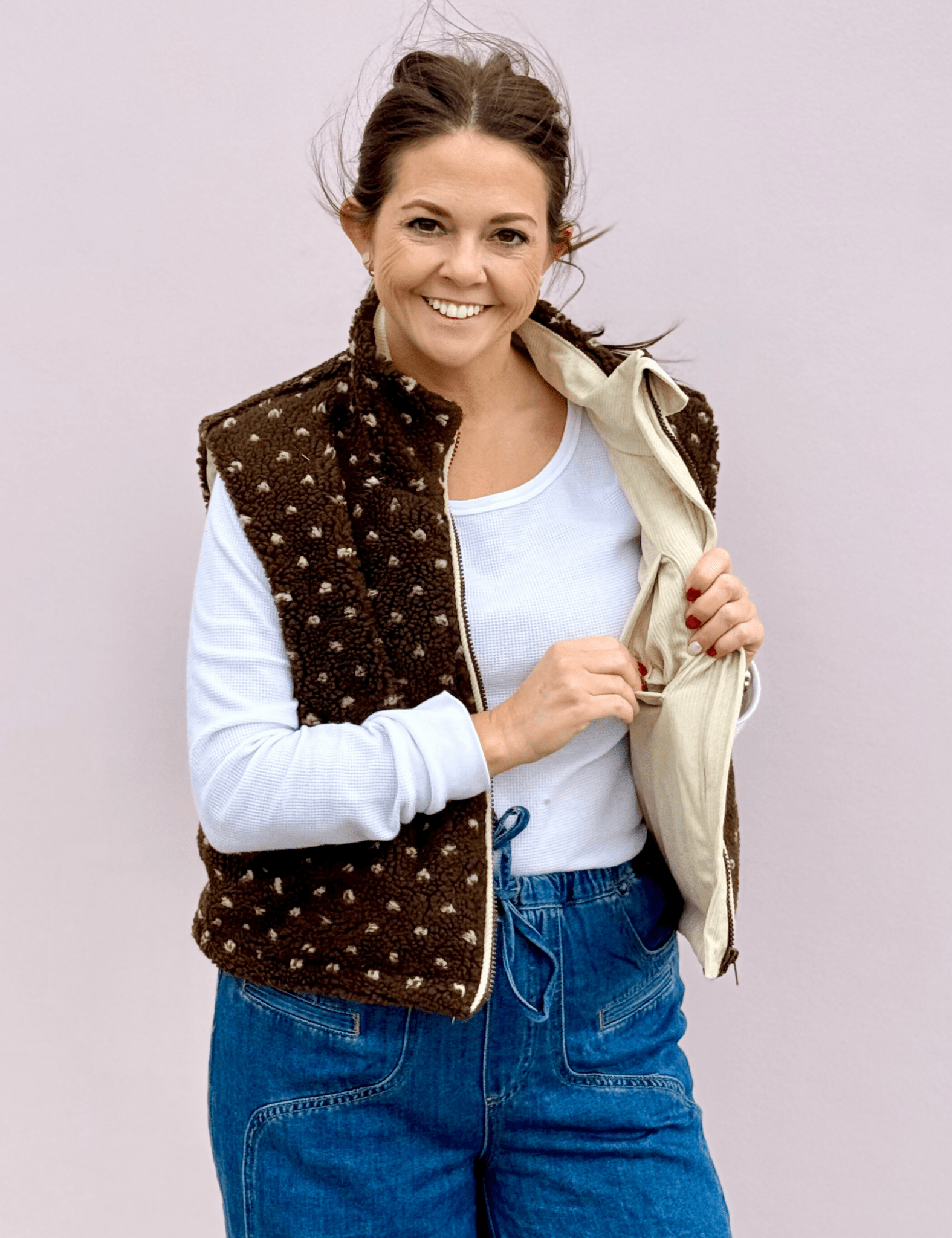 Marni Floral Fleece Vest - Pep & Punch