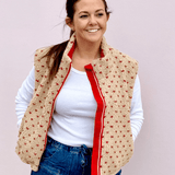 Marni Floral Fleece Vest - Pep & Punch