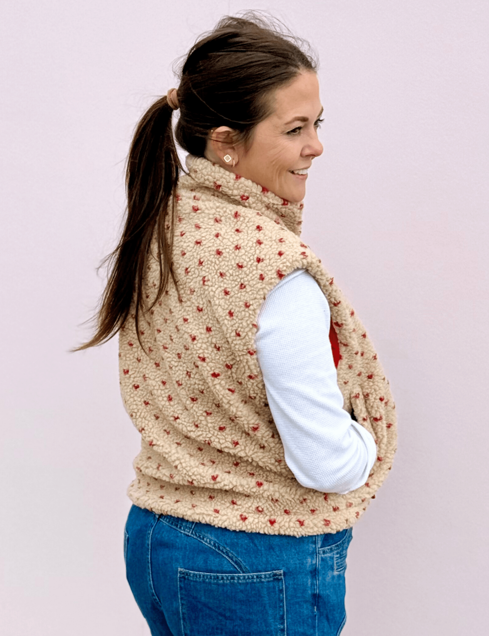 Marni Floral Fleece Vest - Pep & Punch