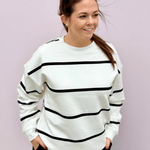 Martina Oversized Crew Sweatshirt - Pep & Punch