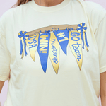 Mustangs Banners and Bows Tee - Pep & Punch