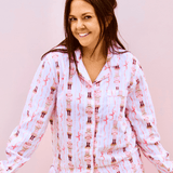 Nutcracker Ribbons Flannel Pj Set - Pep & Punch