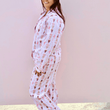Nutcracker Ribbons Flannel Pj Set - Pep & Punch