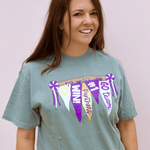 Panther Banners and Bows Tee - Pep & Punch