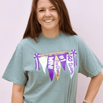 Panther Banners and Bows Tee - Pep & Punch