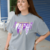 Panther Banners and Bows Tee - Pep & Punch
