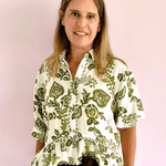 Paris Paisley 3/4 Sleeve Top - Pep & Punch