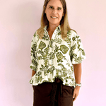 Paris Paisley 3/4 Sleeve Top - Pep & Punch