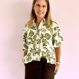 Paris Paisley 3/4 Sleeve Top - Pep & Punch