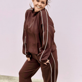 Piper Scuba Mock Neck Sweatshirt - Pep & Punch